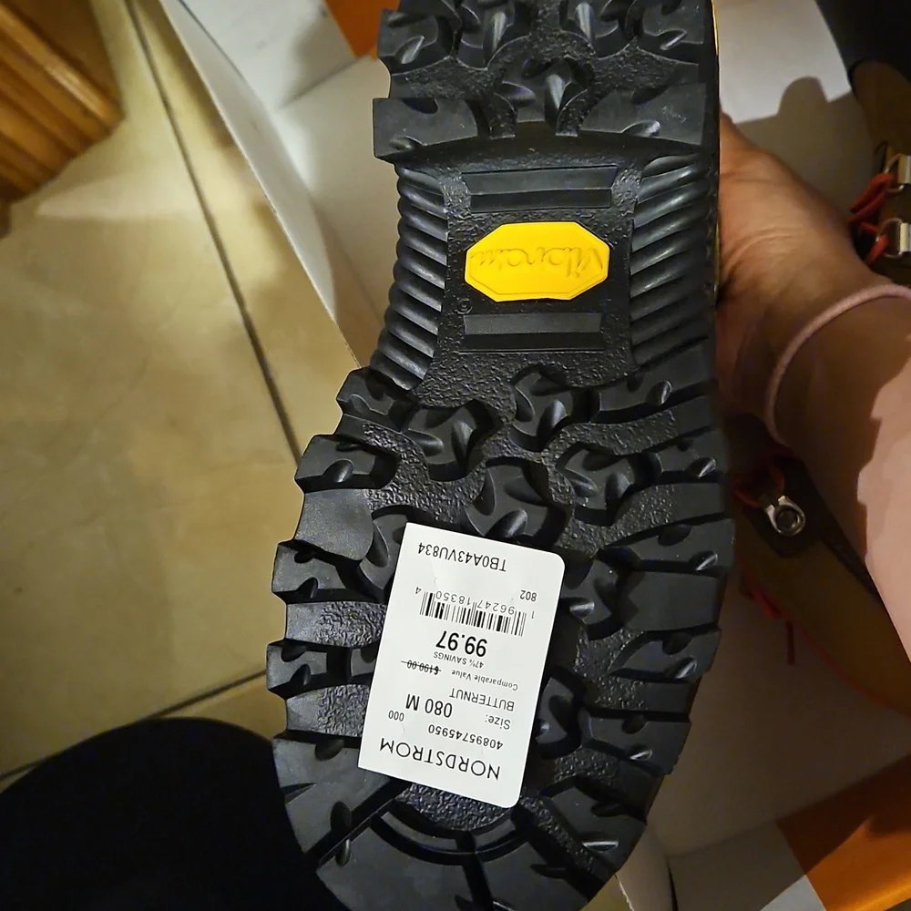 Timberland Vibram® Euro Waterproof Hiking Shoe Brown Butternut Trail Boots